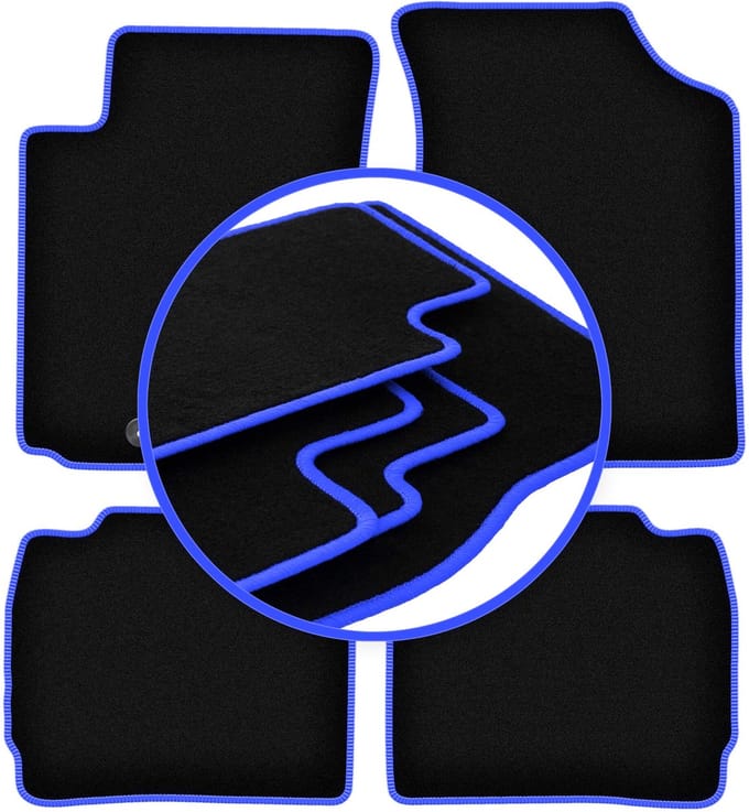 CARLUX-BLUE automatten voor: Hyundai Accent MC hatchback, sedan (2005-2011)