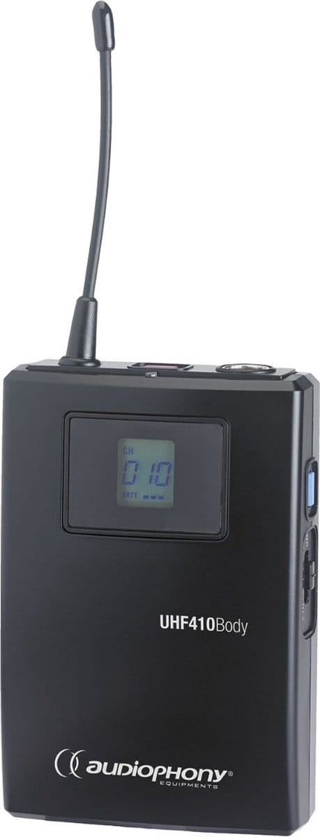 Audiophony UHF410body Bodypack True Diversity zender