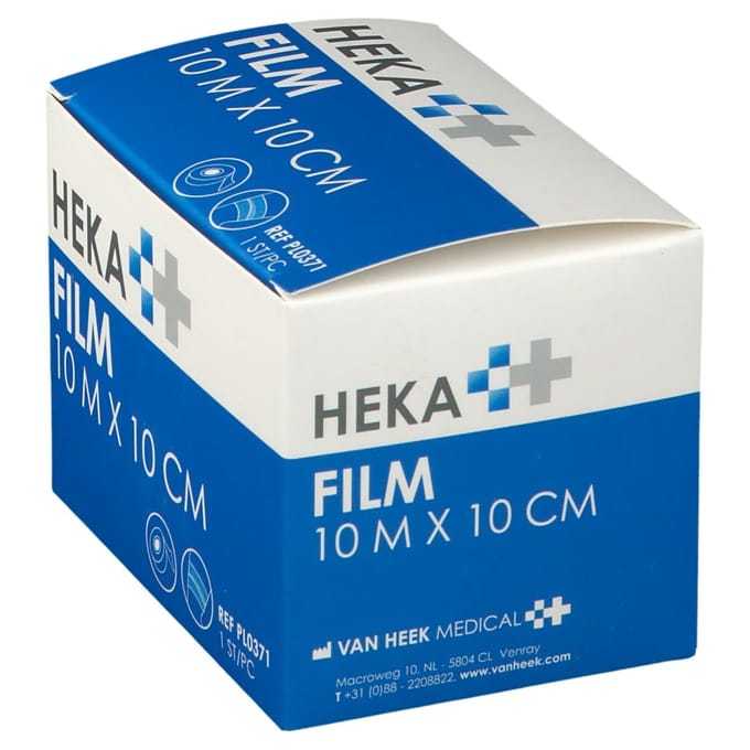Hekafilm Wondfolie 10mx10cm 1 Verband(en)