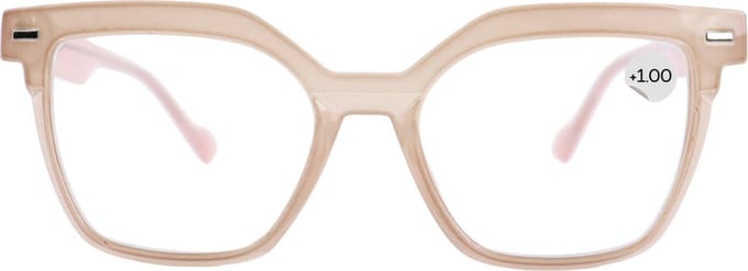 Montour Leesbril - MILA - plus 1.00 - Vierkant Model - Brown - Dames - Heren - Unisex