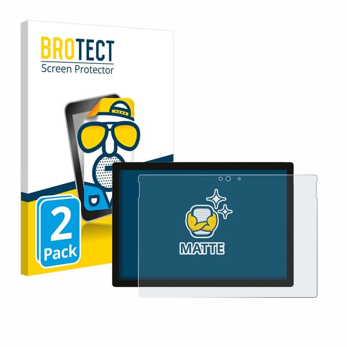 BROTECT - Screenprotector voor Microsoft Surface Pro 5 2017 - Folie Beschermfolie matte 2 Stuks