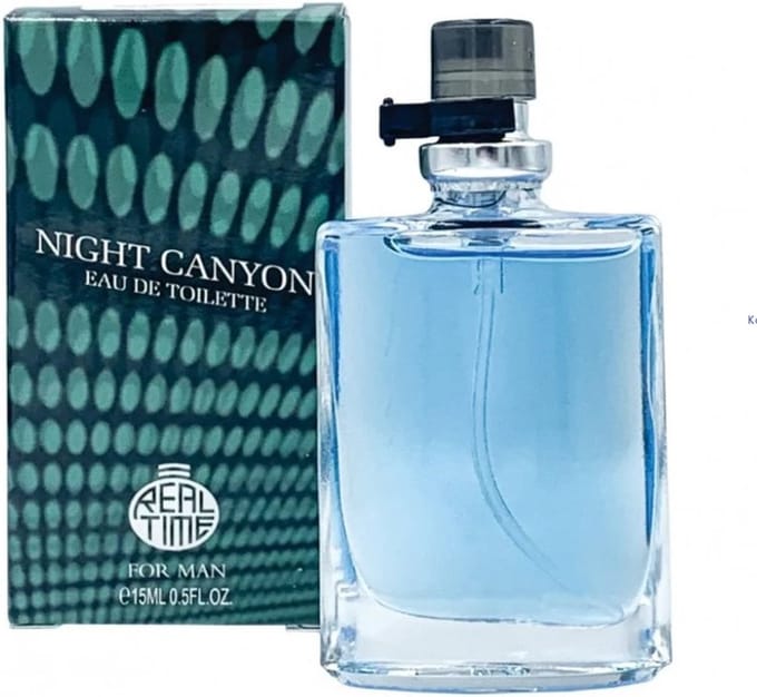 Real Time Night Canyon Eau de toilette miniparfum tasformaat 15ml