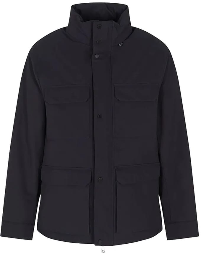 Armani Exchange Xm001127_af16595 Gewatteerde Jas Zwart M Man