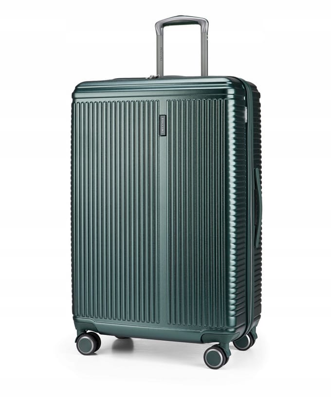 Puccini Geneva Grote Koffer Donkergroen 74cm Policarbon TSA Slot