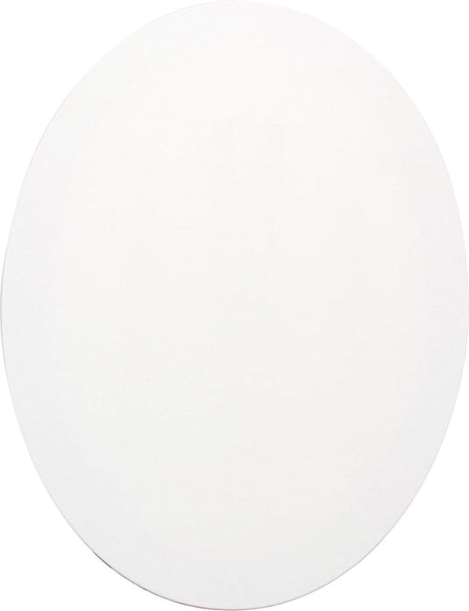 Schildersdoek Ovaal per 4 verpakt