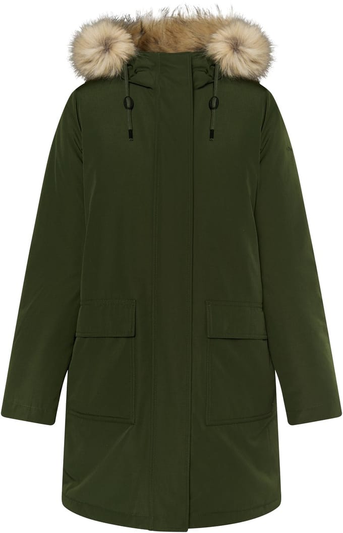 DreiMaster Winterparka met imitatiebont