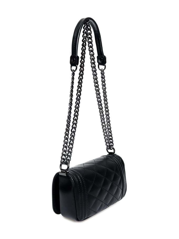 Isabella Rhea Zwart Rundleer Tas