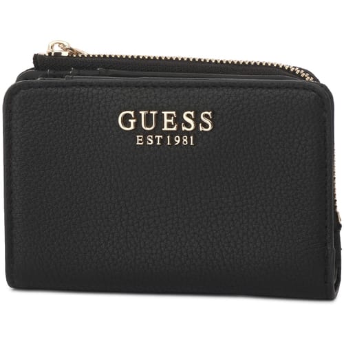 GUESS portemonnee Melody SLG Zip Around Card Case Black zwart