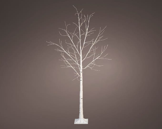 Lumineo - Micro LED boom h180cm-600l wit