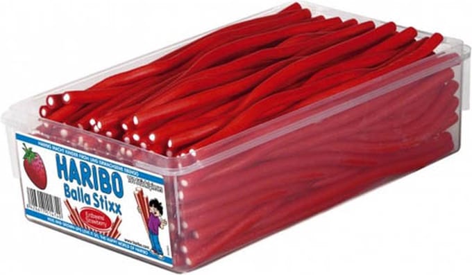 Haribo Balla Stixx Aardbei - snoep - 150 stuks