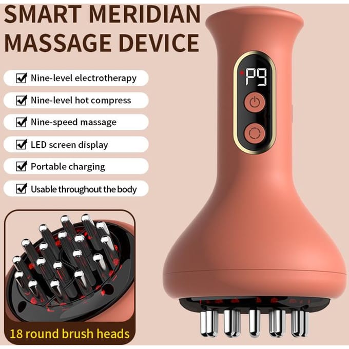 USB Oplaadbare Buikmassager Hete Compressie Verstelbaar Guasha Cupping Arm Been Handheld Massage