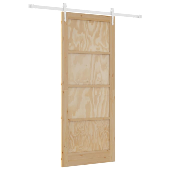 vidaXL - Schuifdeur - ORKDAL - 86 - x - 211 - cm - Massief - grenenhout