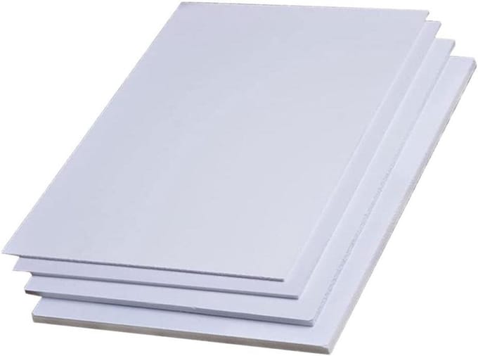 Schuimplaten Pakket - Knutsel Vellen - DIY Projecten - Glad Werkbaar Oppervlak - 10 Stuks 300x400mm - Wit