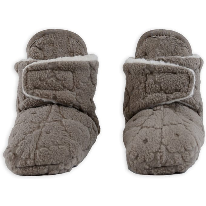 Lodger - Newborn slofjes - Bruin - 0-3 maanden - Antislip babyschoentjes