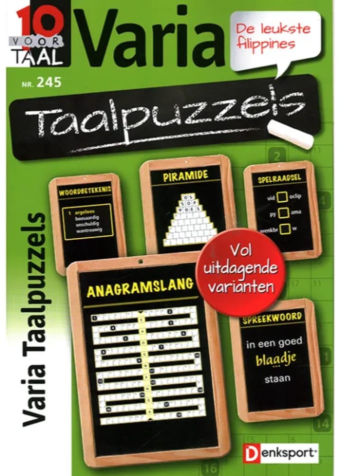 10 voor Taal Varia Taalpuzzels - 245 2025