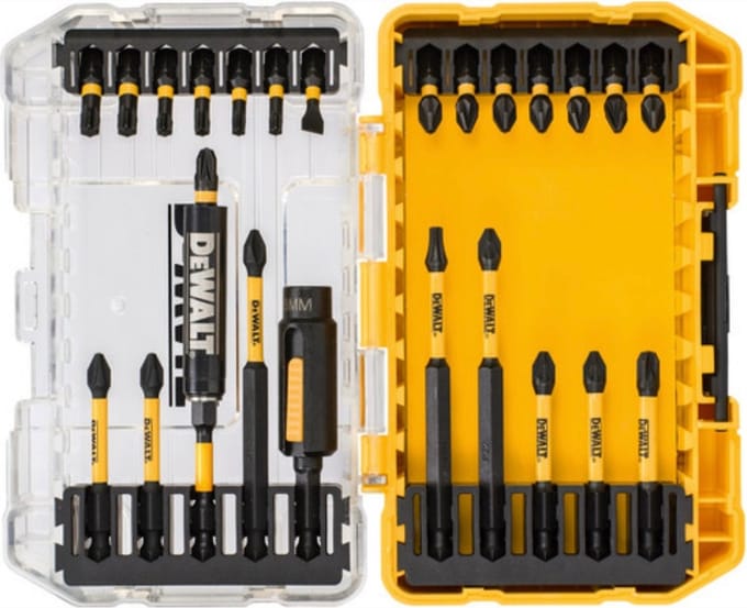 DeWALT DT70730T FLEXTORQ Schroefbitset 25-delig in TOUGH CASE