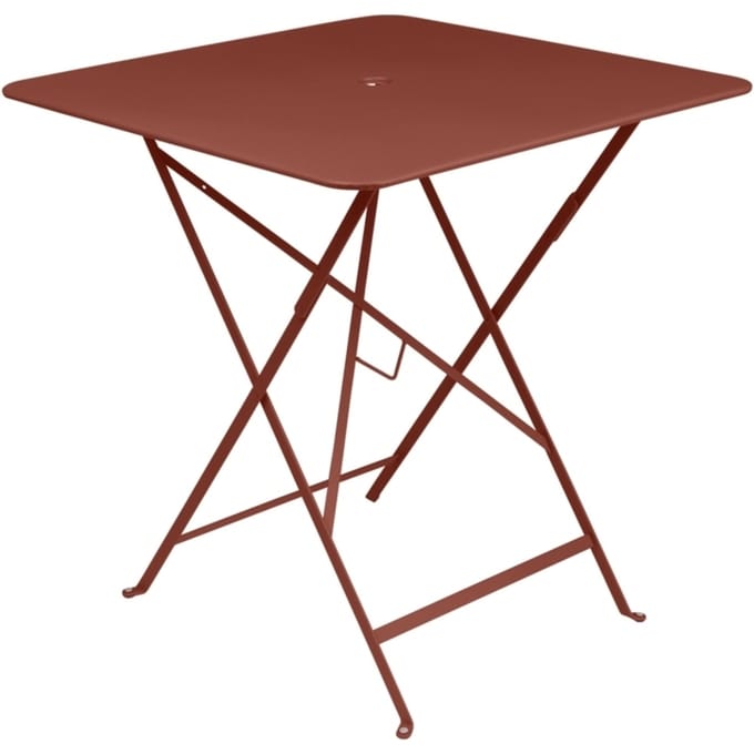 Fermob BISTRO klaptafel vierkant - 20 okerrood - 71 x 71 cm