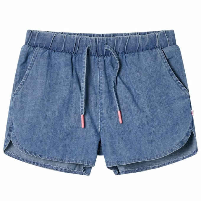 vidaXL Kindershorts 104 denimblauw