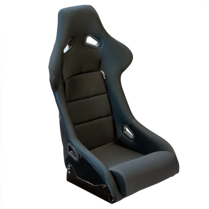 Sportstoel 'BS1' - Zwart - Vaste polyester rugleuning