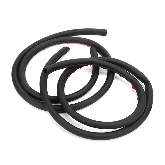 Autodeurafdichtingsstrip Grote D-Type Zelfklevend Geluiddicht Universele Auto EPDM Rubber Weerstrip black