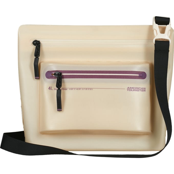 American Tourister schoudertas Colourdry Bag Summer Sand beige