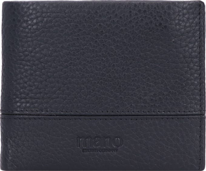 mano Don Tommas Portemonnee Leer 11 cm - Jongens - Horizontaal - schwarz