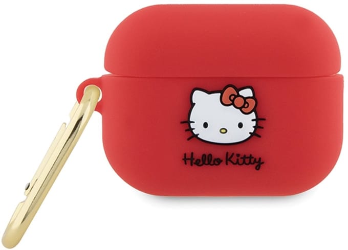 Hello Kitty - Siliconen Etui - 3D - Fuksja - Voor AirPods Pro 2