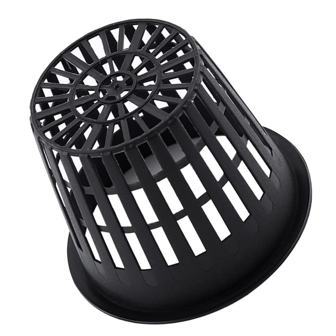 10 pièces Pot Filet Robuste Panier Net Pot Hydroponie Croissance Plante Clone Jardinage noir