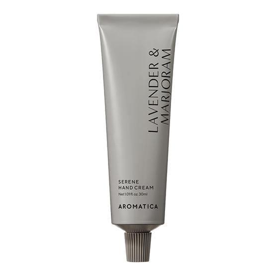 [AROMATICA] Serene Hand Cream Lavender & Marjoram 30ml gray