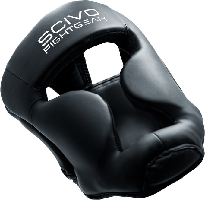 Scivo Fightgear Headguard Black/White (S)(M)(L)