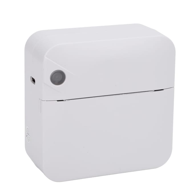 Kleine Zakprinter Bluetooth APP Zwart Wit Afdrukken Draagbare Thermische Printer voor Studenten Fout blauw