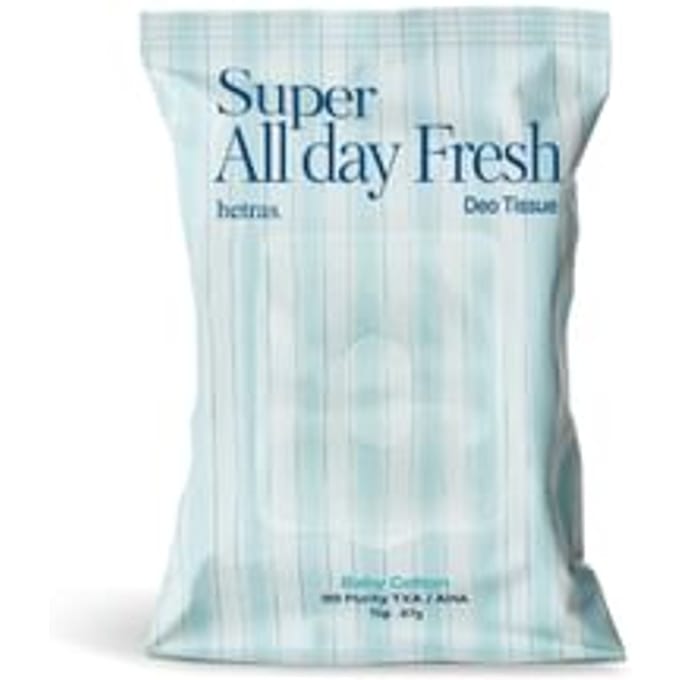 hetras - Super All Day Fresh Deo Tissue - 3 Types Baby Cotton