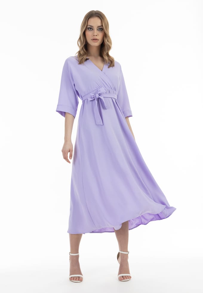 Faina midi-jurk Dames lila
