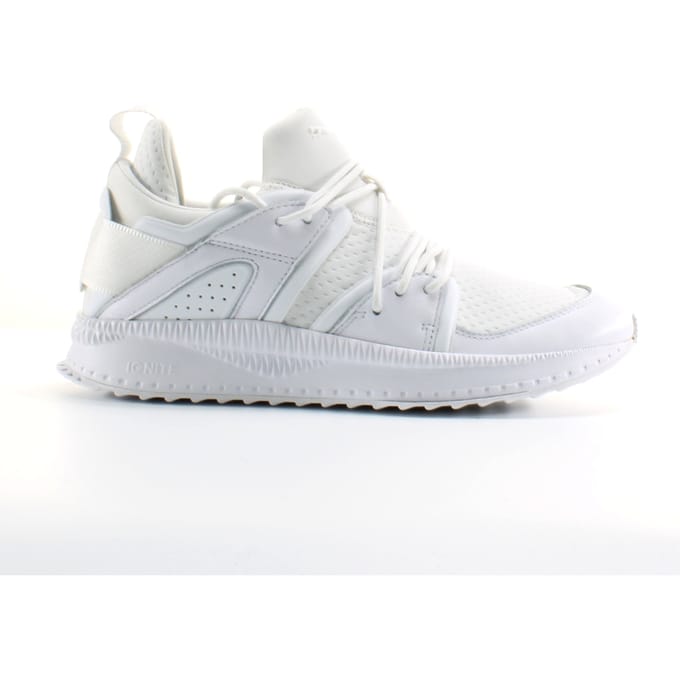 Puma TSUGI Blaze Meta Wit Textiel Heren Lace Up Trainers 363744 01