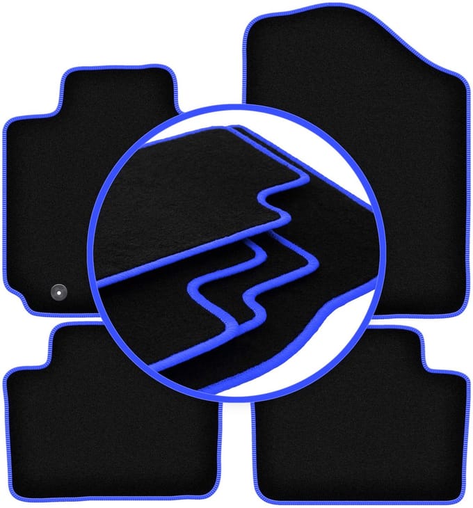 CARLUX-BLUE automatten voor: Hyundai Veloster coupé (2011-2018)