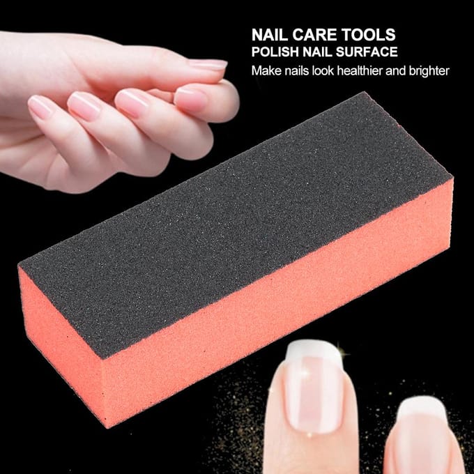 10pcs Lime à Ongles Bloc Polisseur Ponçage Polissage Éponge Outil de Manucure 10pcs pink