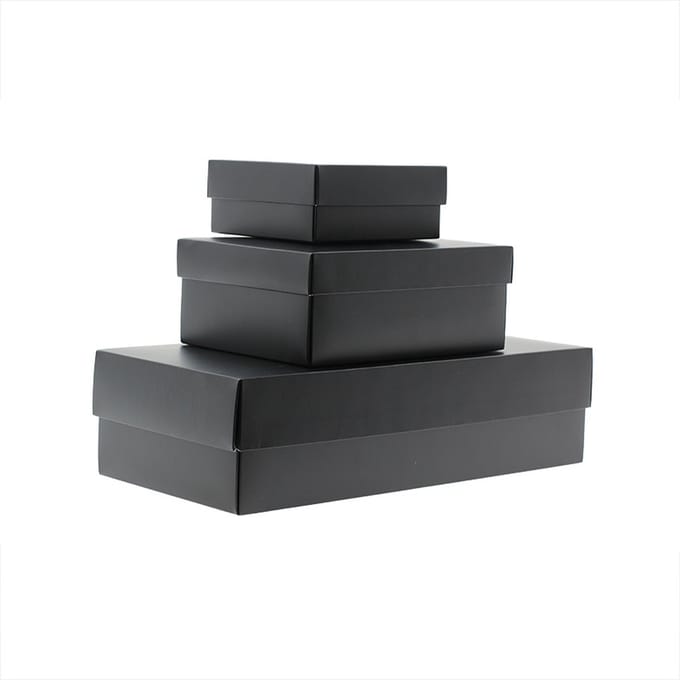 20x Geschenkdoos Mat Zwart 355x168x94mm