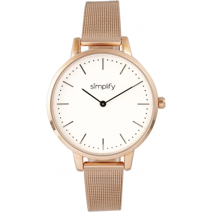 Vereenvoudig het 5800 mesh armbandhorloge