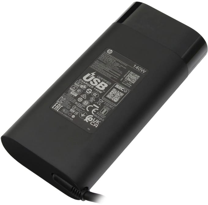 HP N22270-001 USB-C oplader 140W - afgerond