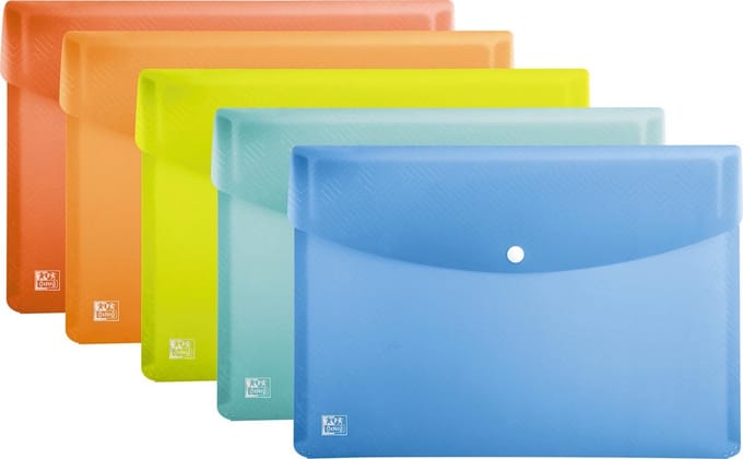 Oxford Urban Polypropyleen (PP) Verschillende kleuren, Doorschijnend A5
