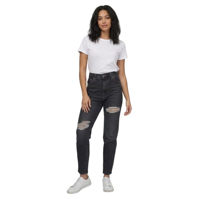 Levis Dames/Dames Hoge Taille Mamma Jeans (Waar is mijn lunch?)