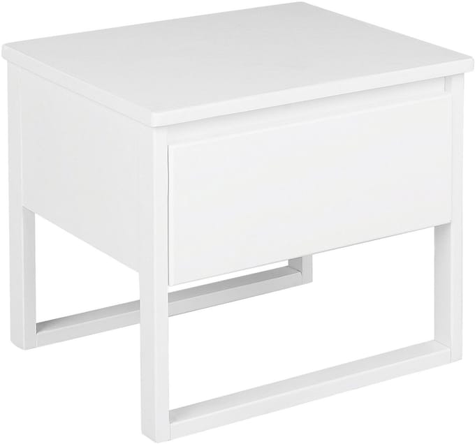 GIULIA - Bijzettafel - Wit - Dennenhout