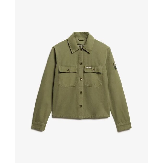 Superdry - St Tropez Military overshirt - Dames - Shirts