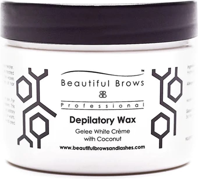Beautiful Brows Depilatory Coconut Scented Wax 80g