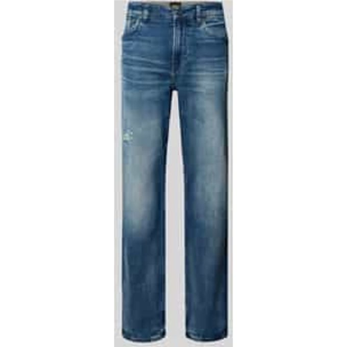 Regular fit straight leg jeans van katoenmix model 'RE.MAINE BO VISIBLE'