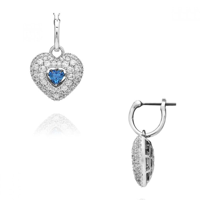 Swarovski 5680392 Idyllia Hyperbola Hart Hoepel Hangende Oorbellen 5680392 white