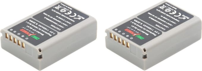 ChiliPower Olympus BLN-1 accu - 1160mAh - 2-Pack