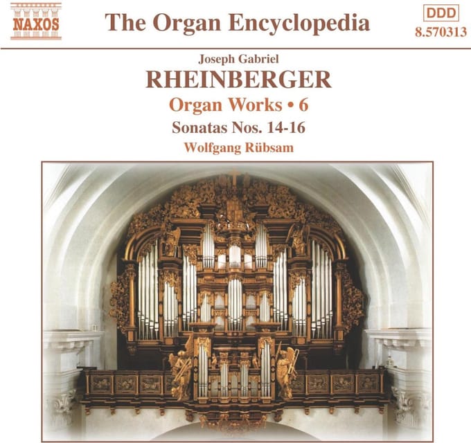 Rübsam - Rheinberger: Organ Works Volume 6 (CD)