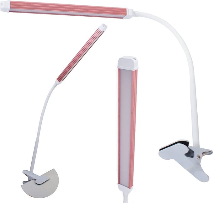 Borvat® | LED Bureaulamp USB -  bureaulamp met cosmetische clip