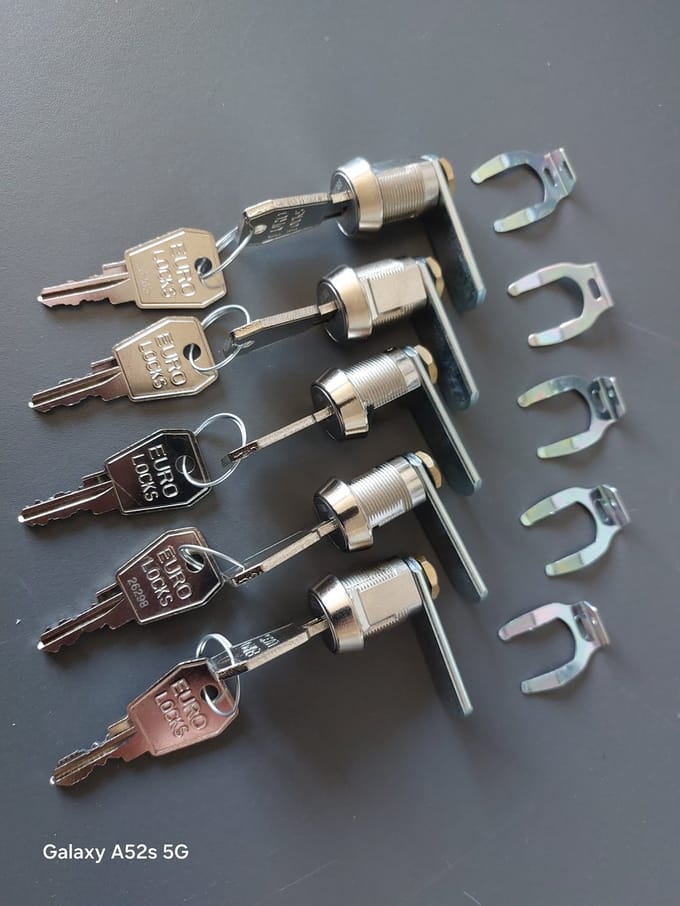 set 5 stuks Arius Euro-locks brievenbussloten - postkastsloten